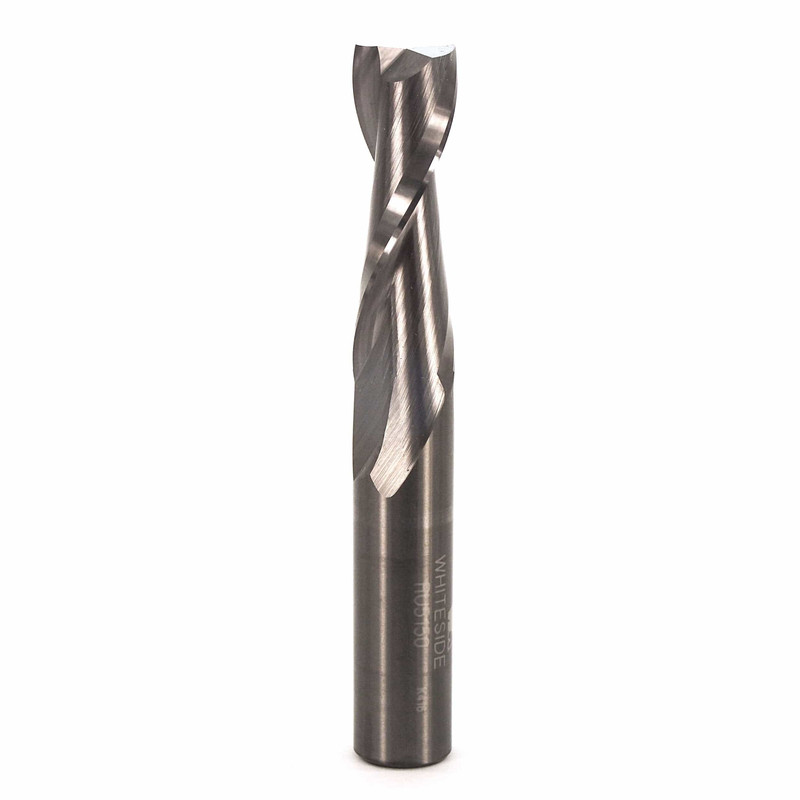 Upcut Spiral Router Bit - 1/2" SH - Flutes:Double Flute - Diameter:1/2" - Cutting Length:1-1/2"
